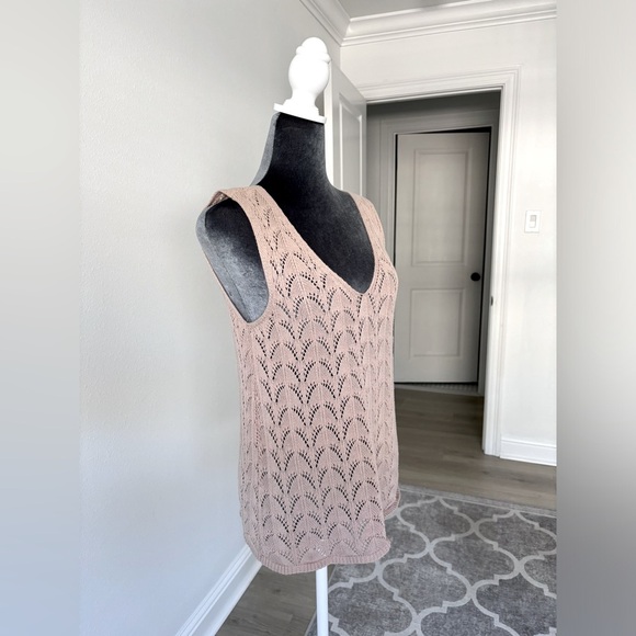 Blu Pepper Tan Lightweight Sleeveless Sweater - Picture 3 of 10